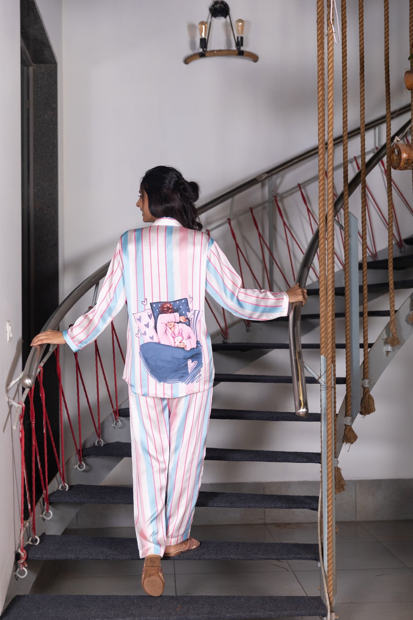 Striped Slumber Nightsuit