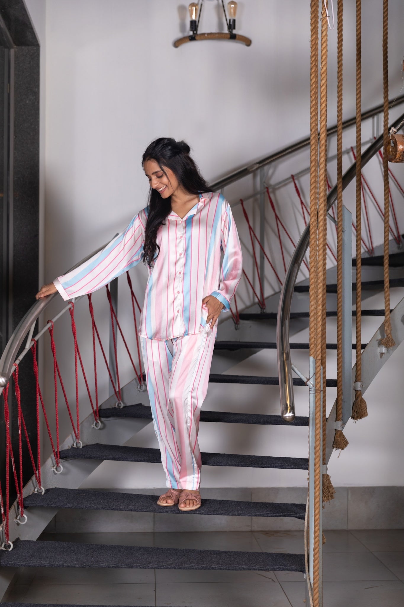 Striped Slumber Nightsuit