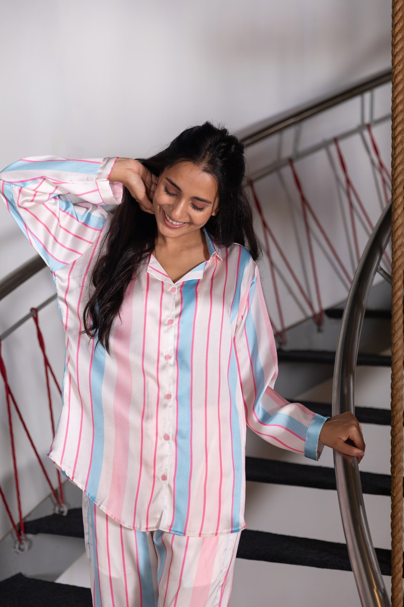 Striped Slumber Nightsuit