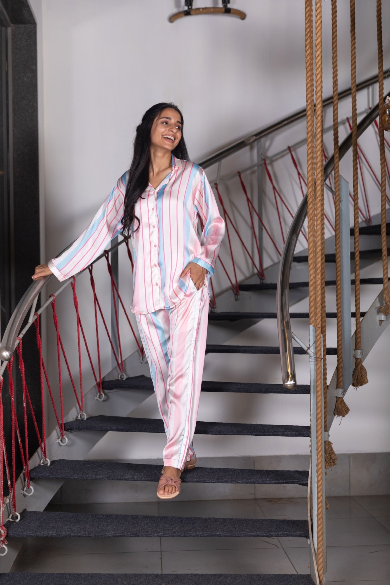 Striped Slumber Nightsuit