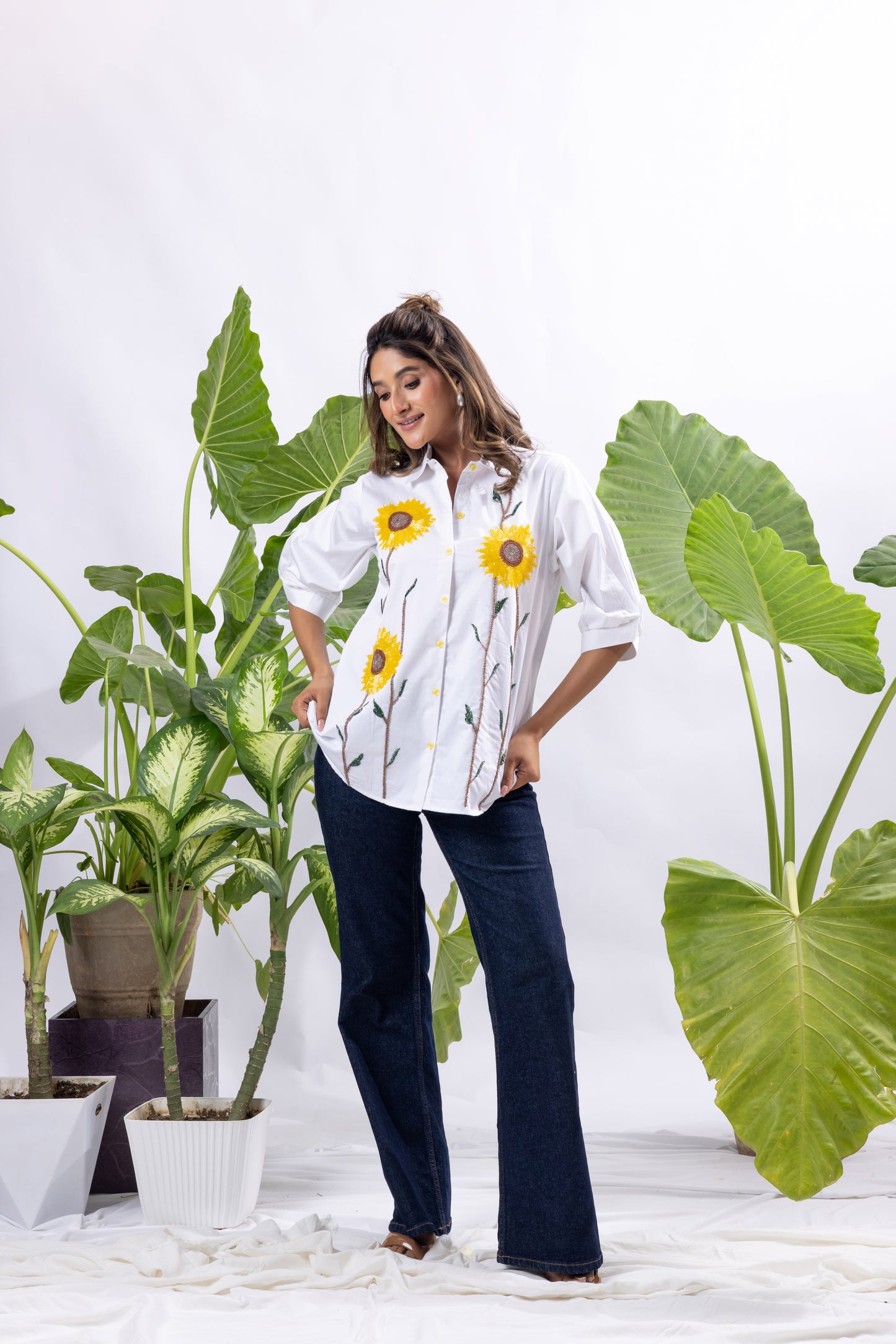 THE SUNLIT PETAL SHIRT