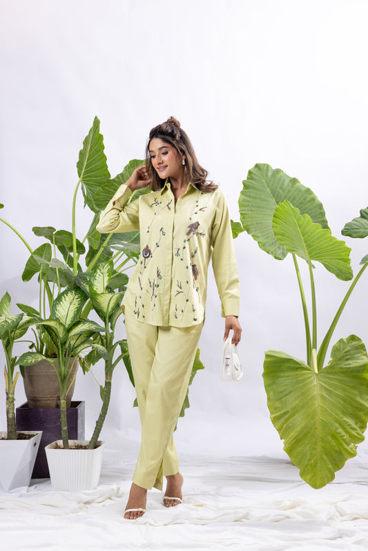 BIRDIE GREEN COORD SET