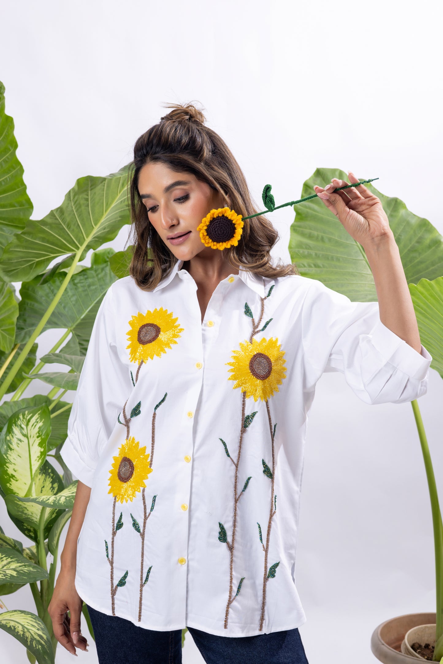 THE SUNLIT PETAL SHIRT
