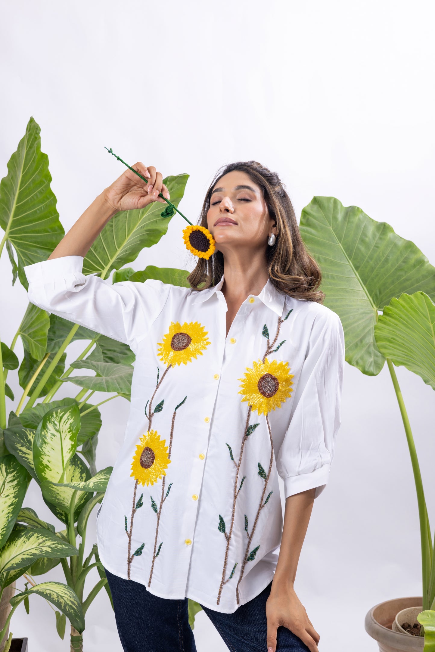 THE SUNLIT PETAL SHIRT