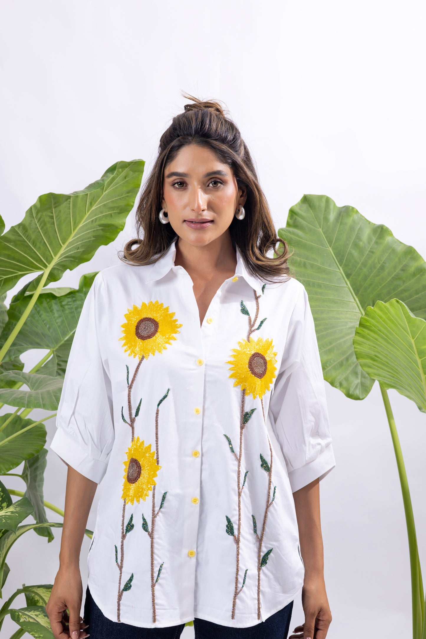 THE SUNLIT PETAL SHIRT