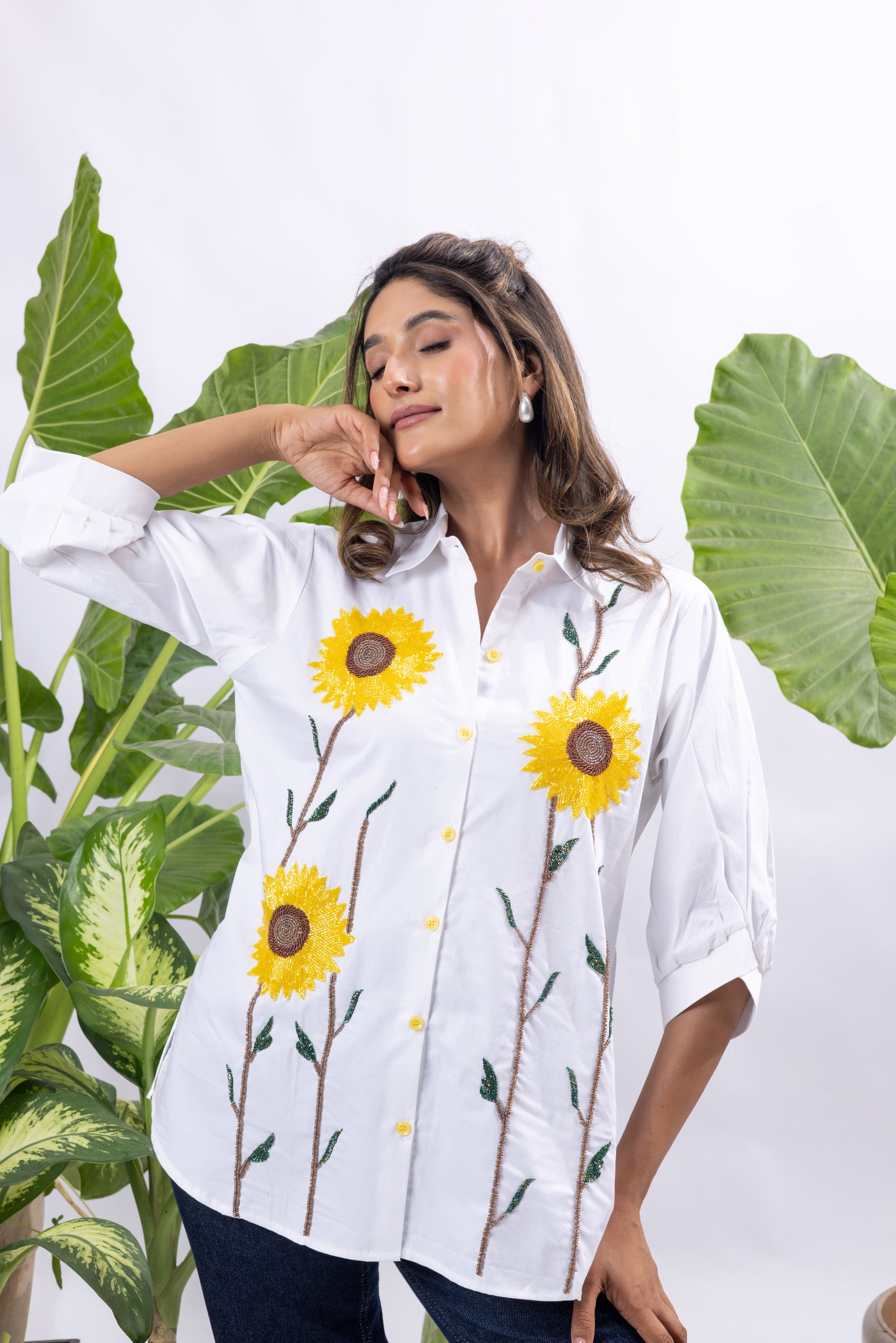 THE SUNLIT PETAL SHIRT