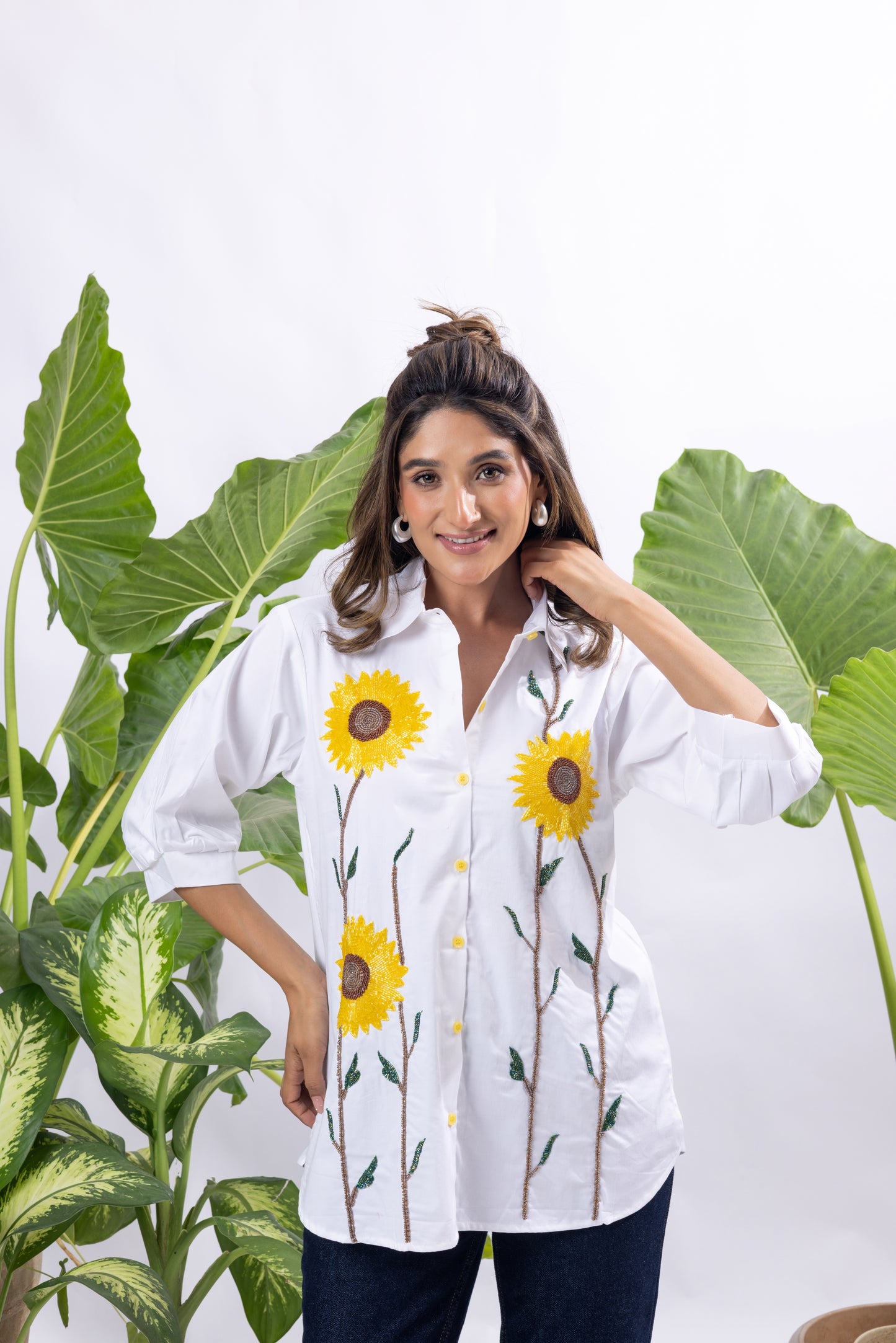 THE SUNLIT PETAL SHIRT