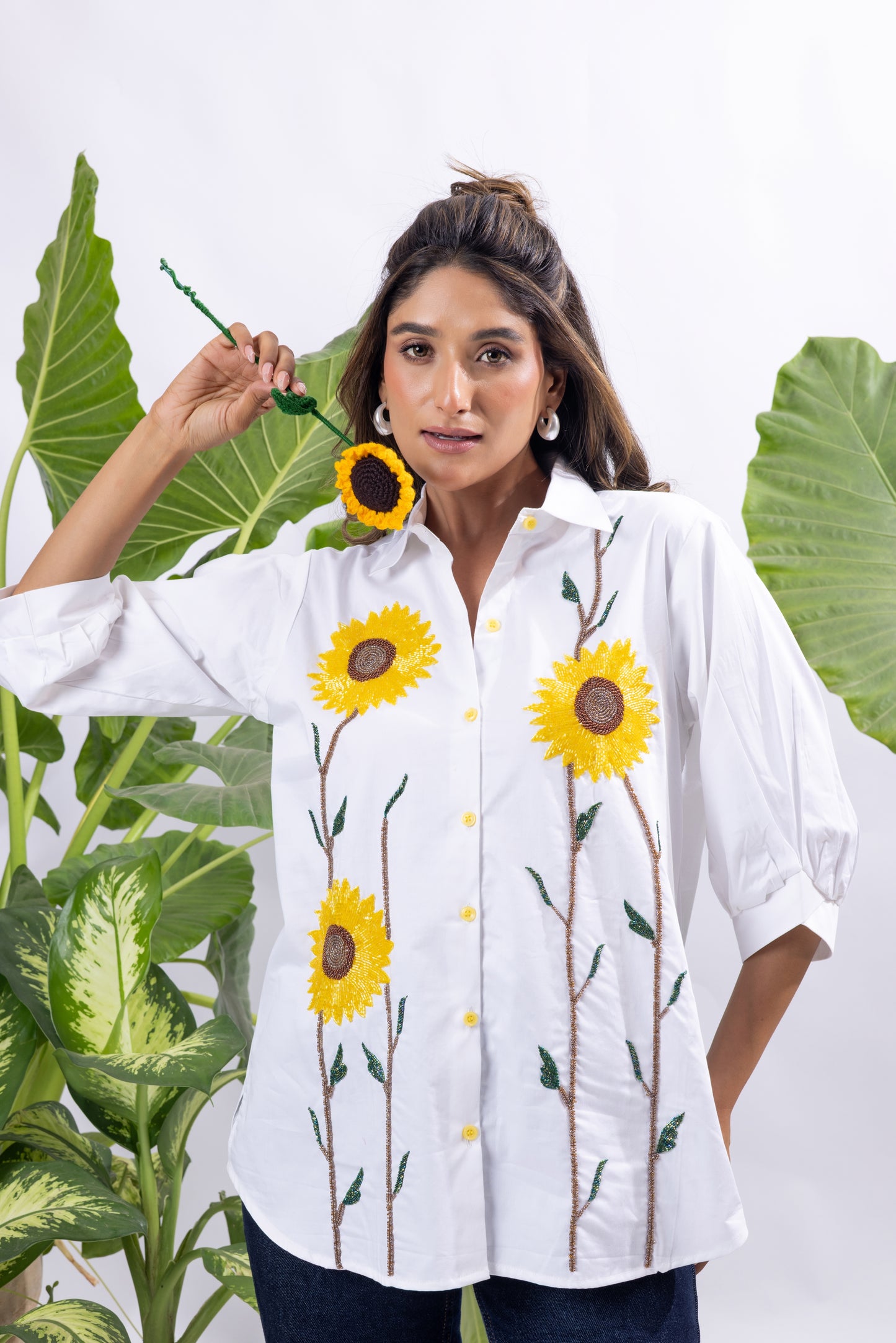 THE SUNLIT PETAL SHIRT
