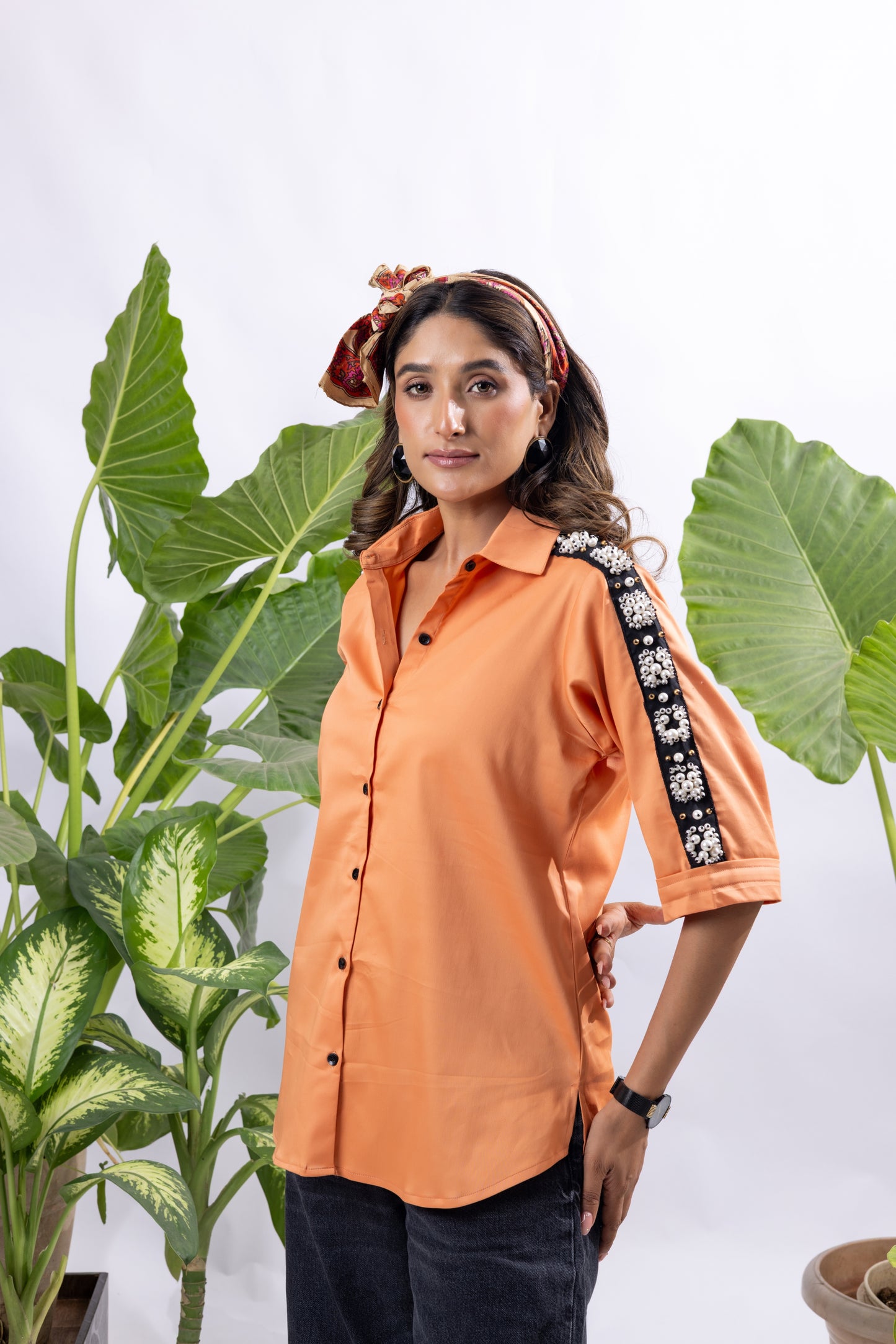 THE TANGERINE PEARL SHIRT
