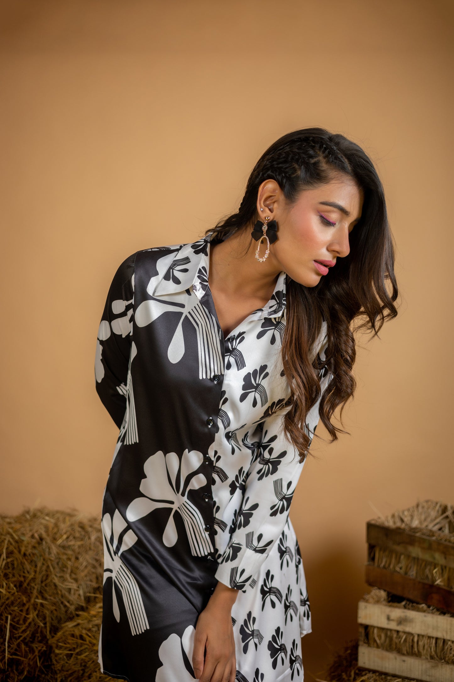 Queen of Clubs Shirt Dress
